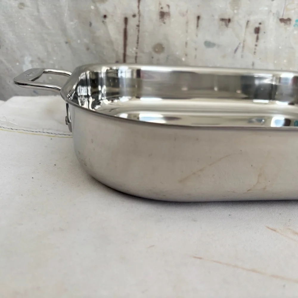 All-Clad Stainless Steel Roasting/Baking Lasagna Pan with Handles